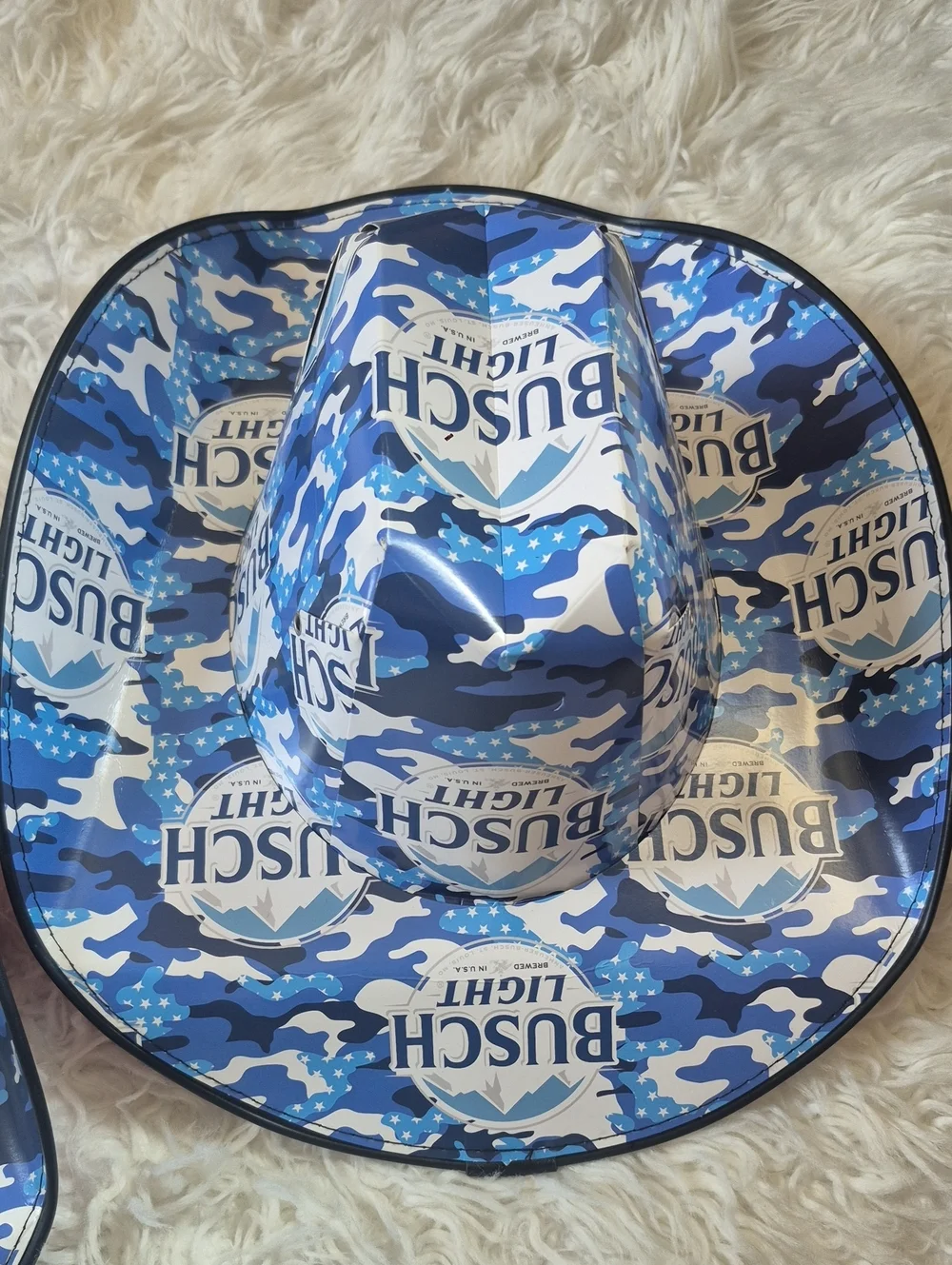 Busch Beer Carton Cowboy Hat